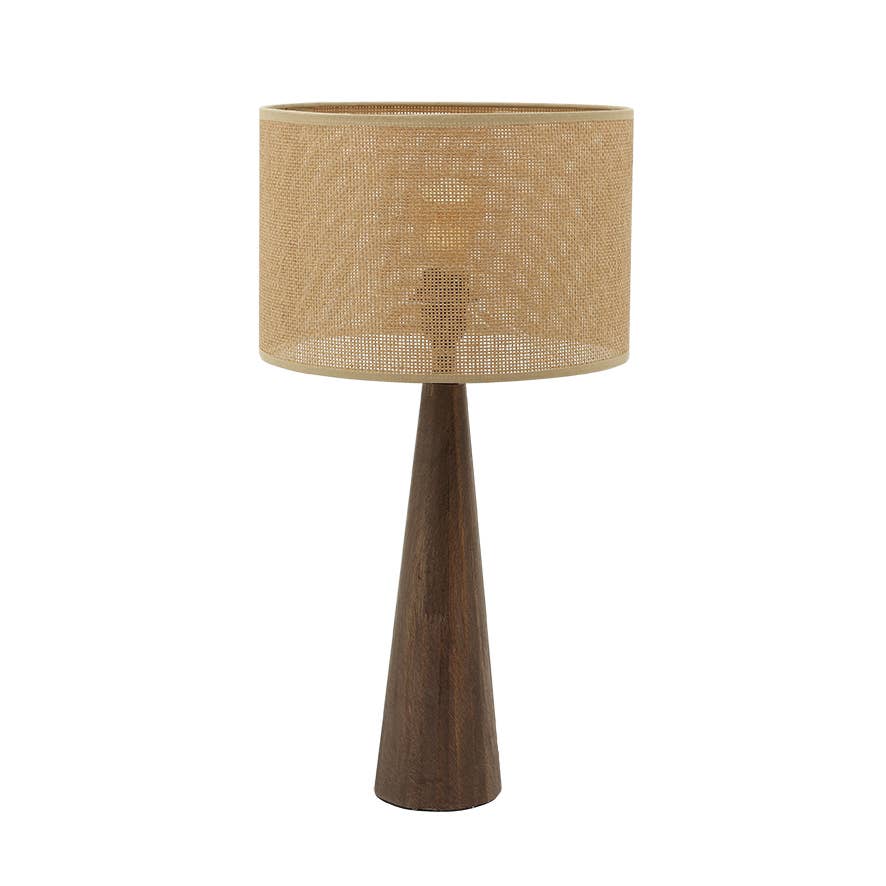 Lámpara de mesa natural