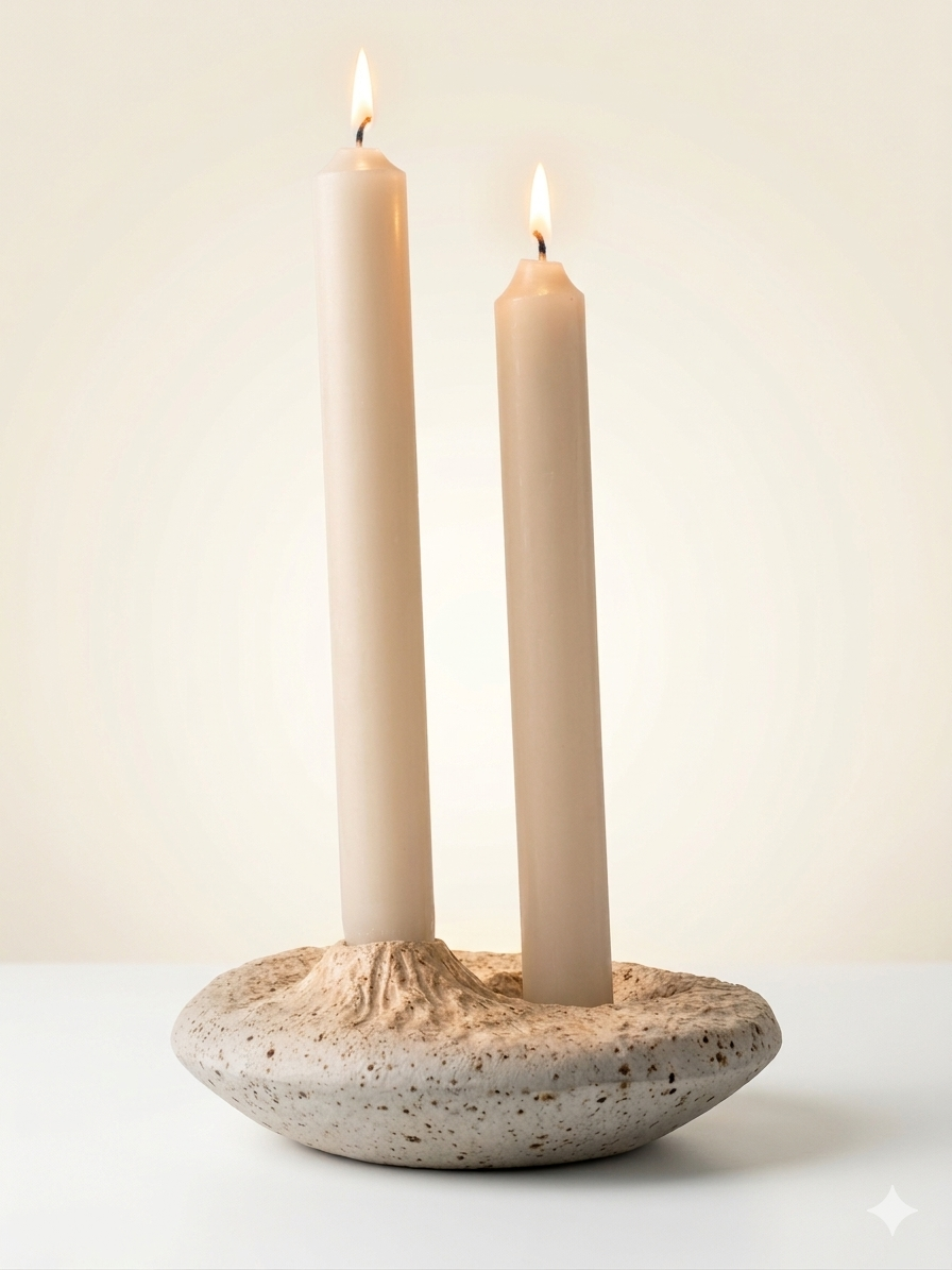 Eclipse Collection - Double Candle Holder