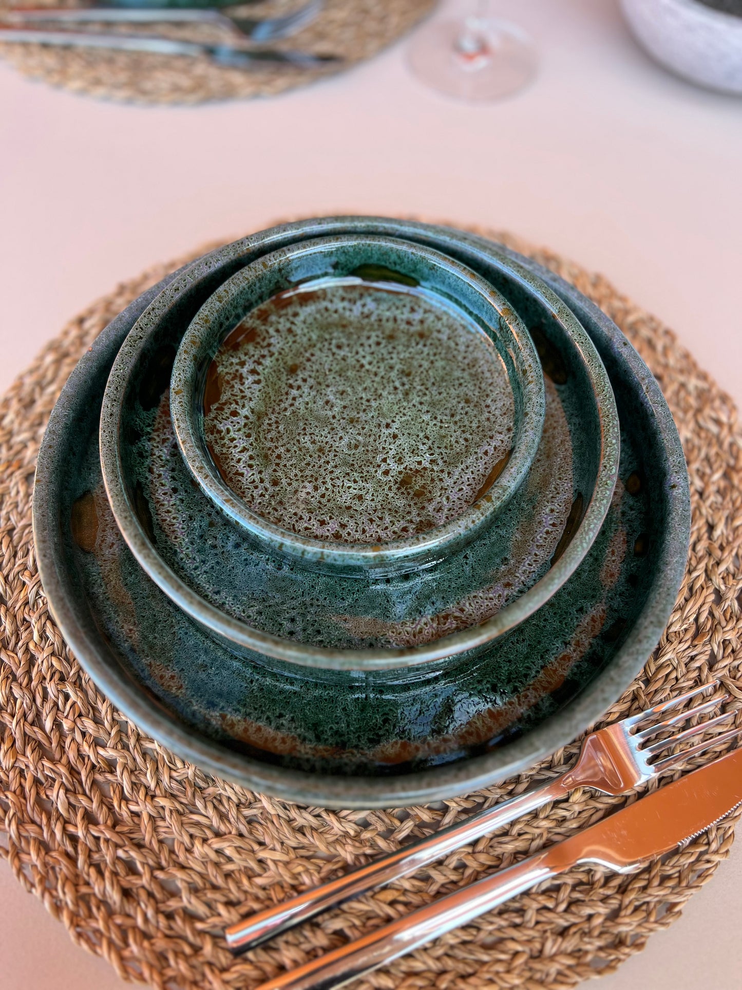 Azrou Dinnerware - Jade