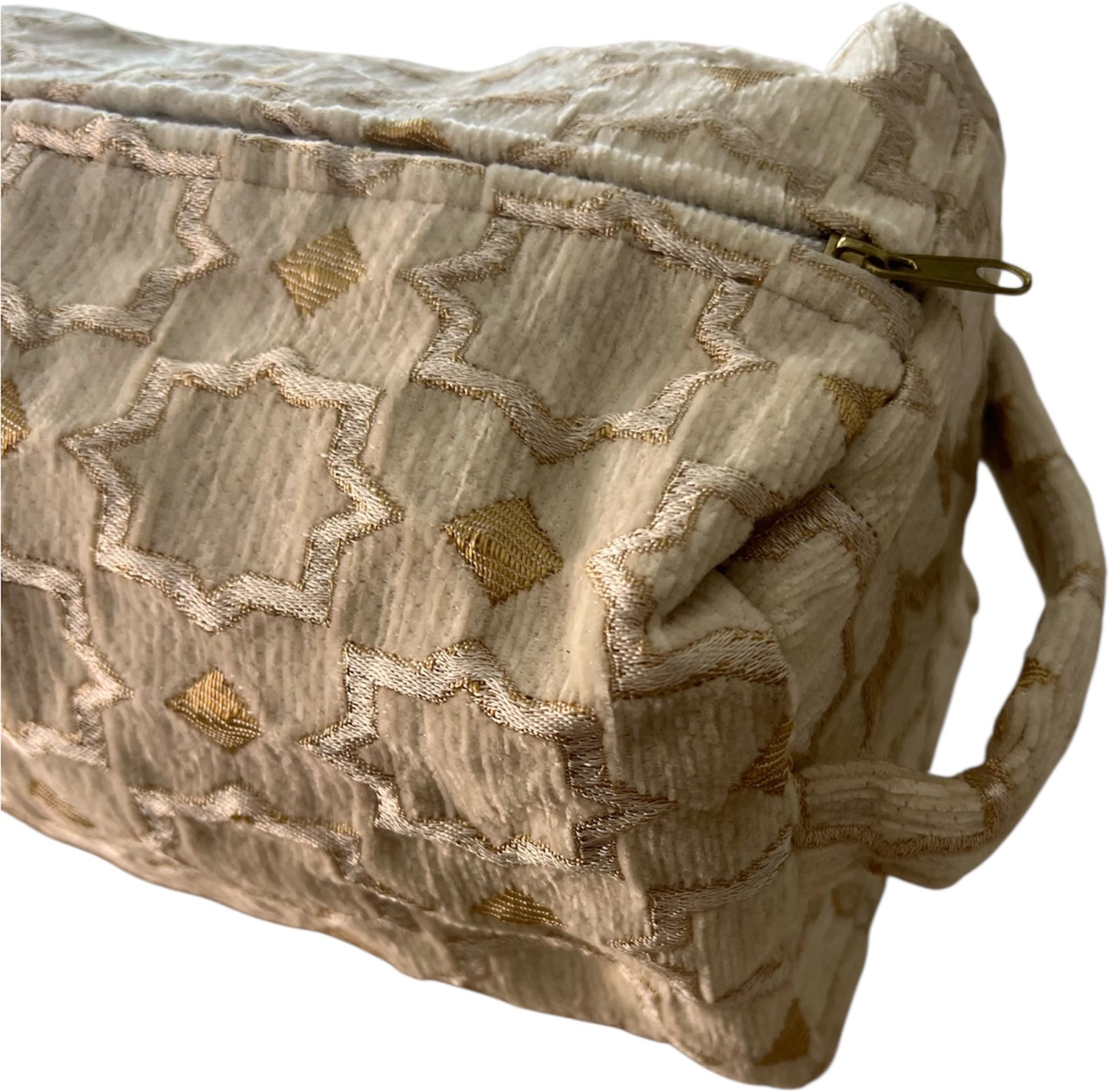 Zahara Wash Bag - Cream