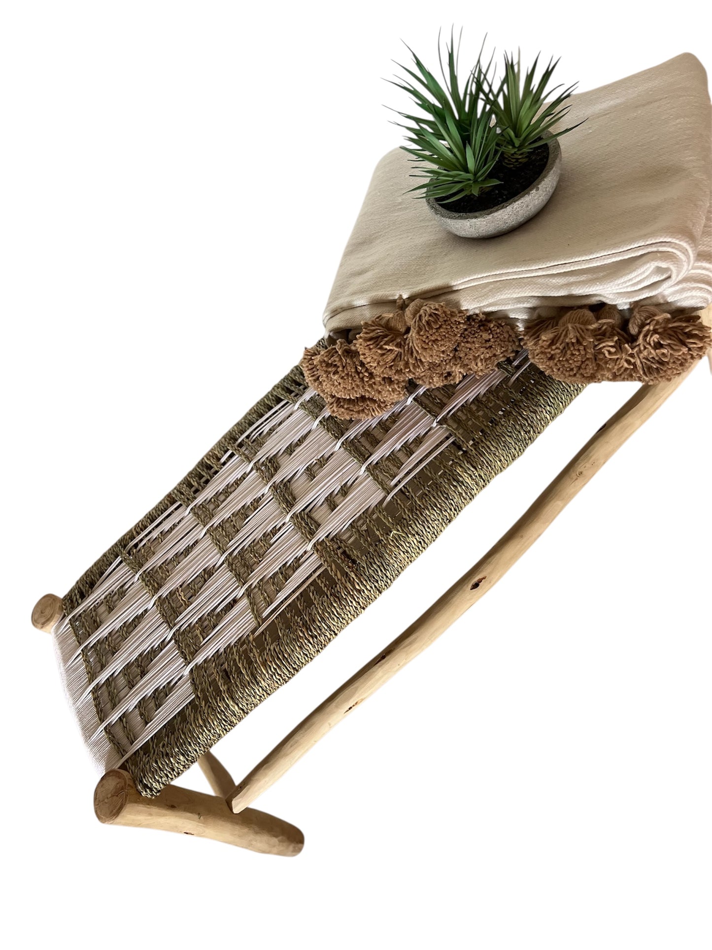 Meknes Bench - White