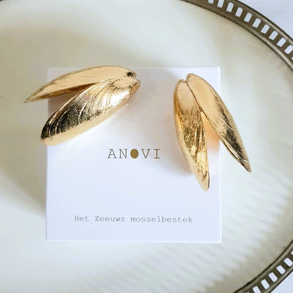 Mussel Cutlery - Gold Plated