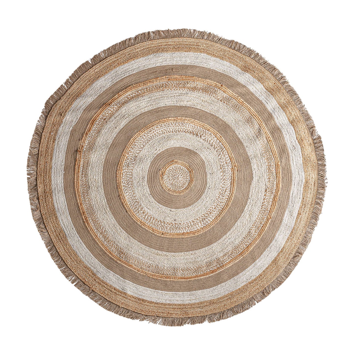 Fringe Jute Rug 220x220cm