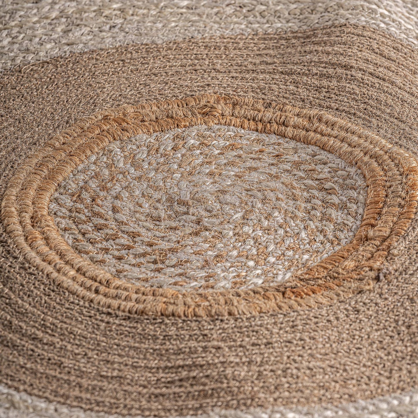Fringe Jute Rug 220x220cm