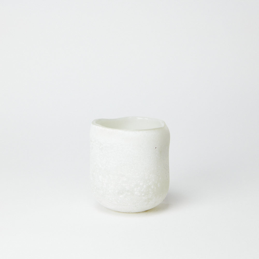Frosted Votive - White