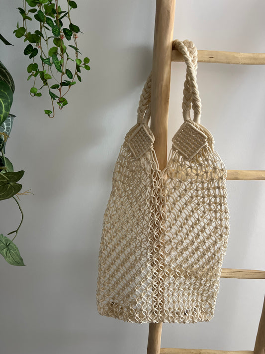 Everyday Loops Tote - Cream