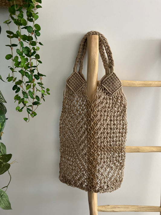 Everyday Loops Tote - Beige