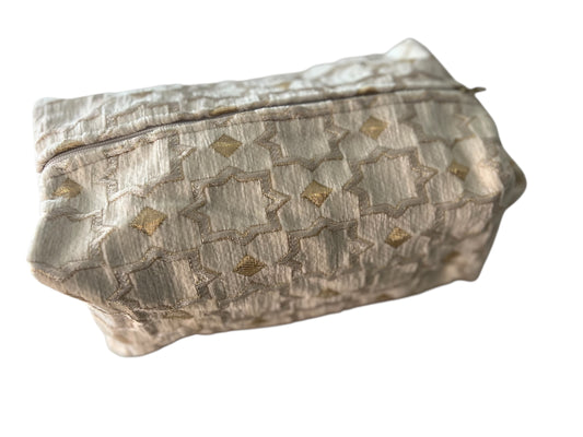 Zahara Wash Bag - Cream