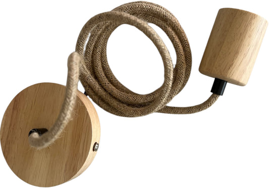 Jute Ceiling Lamp Cable