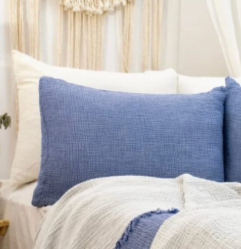 Muslin Pillowcase - Ocean
