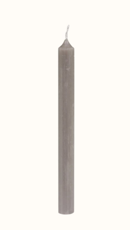 Dinner Candle - Taupe