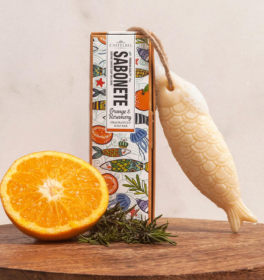Sardine Soap on a Rope - Rosemary & Orange