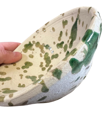 Handcrafted Moroccan Decorative Pottery Bowl